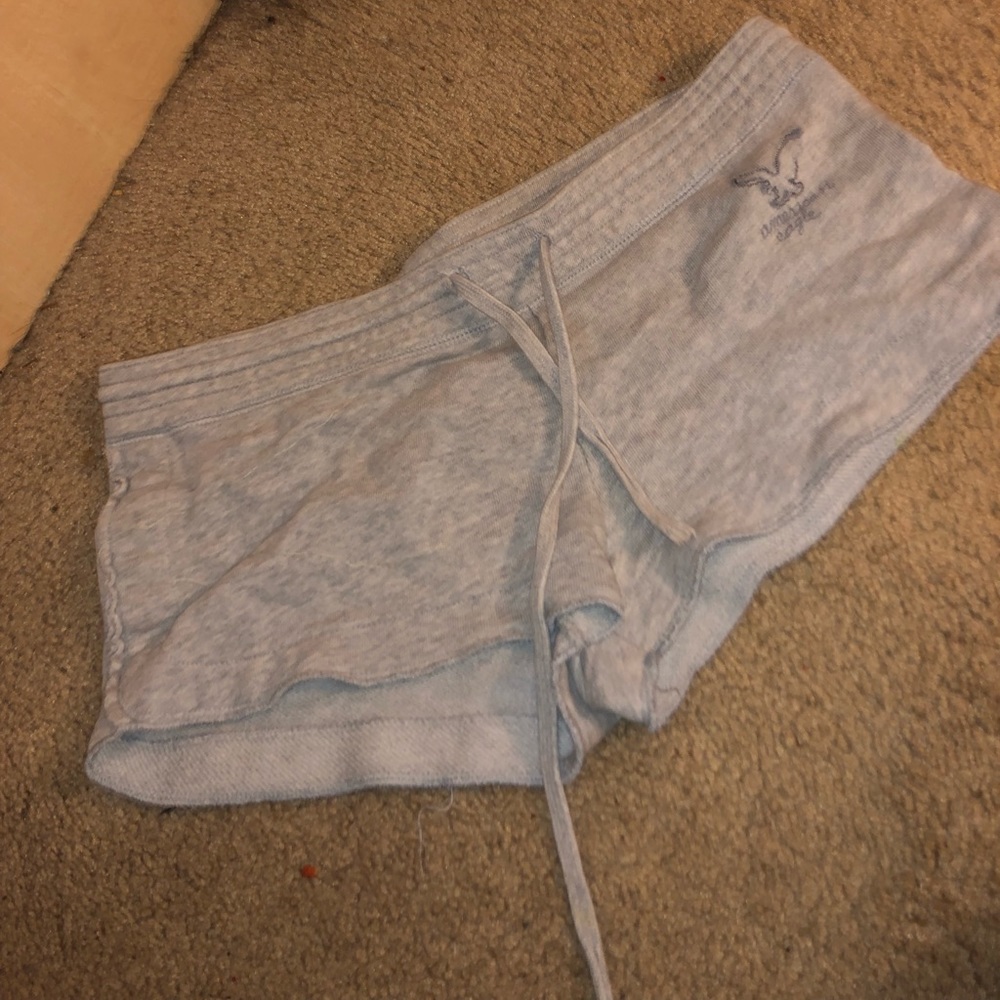 Grey American eagle shorts